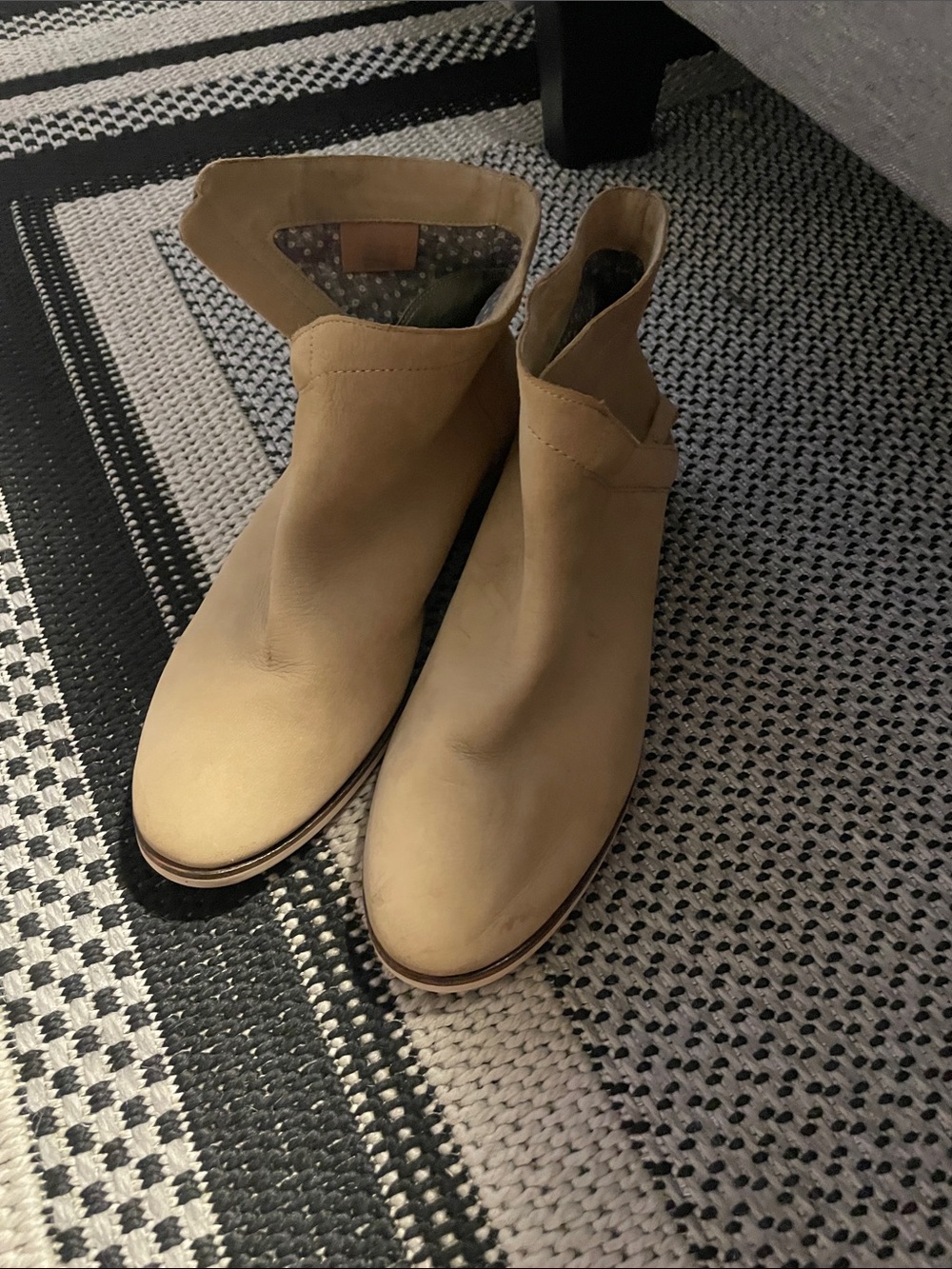 Tan ED Ellen Suede Ankle Boots
